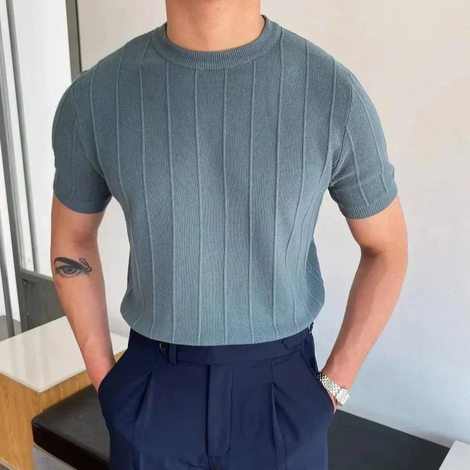 Lenoir™ | T-shirt côtelé Cannes