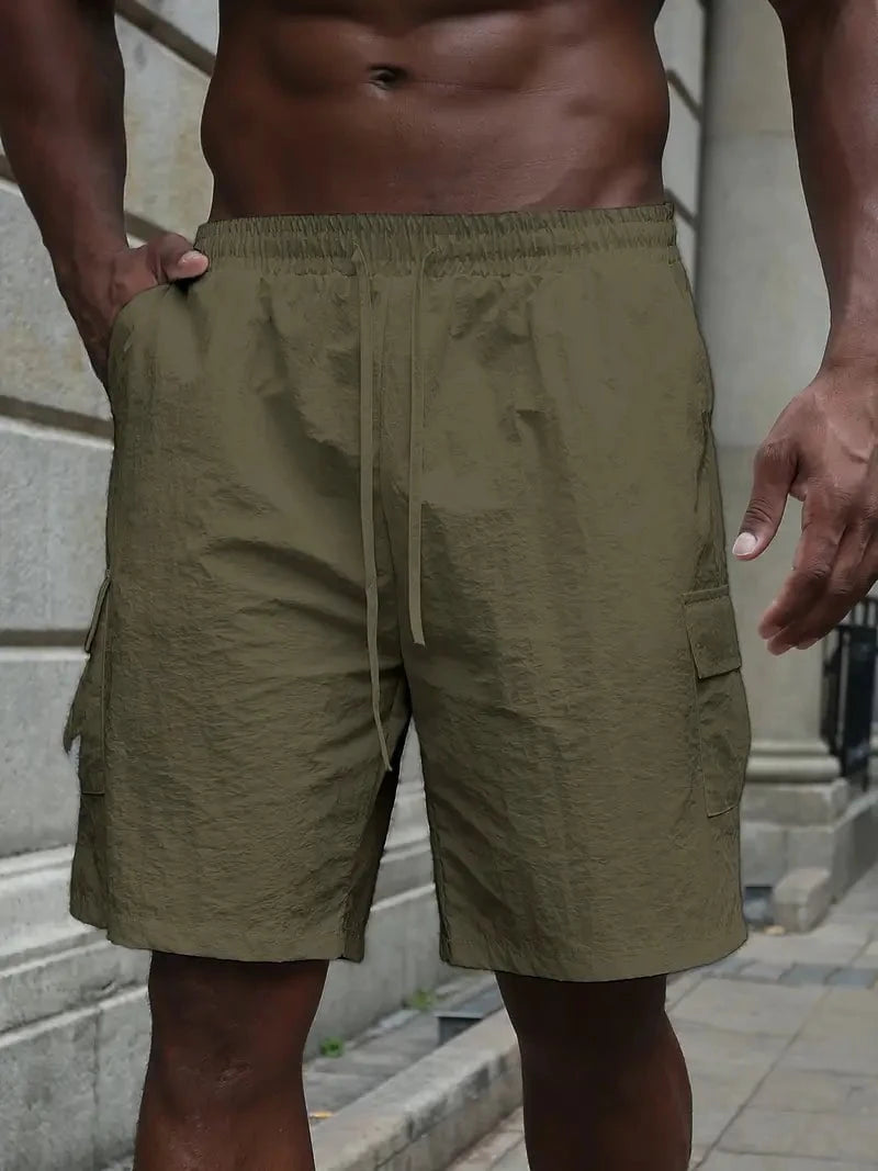 Lenoir™ | Short respirant à taille élastique