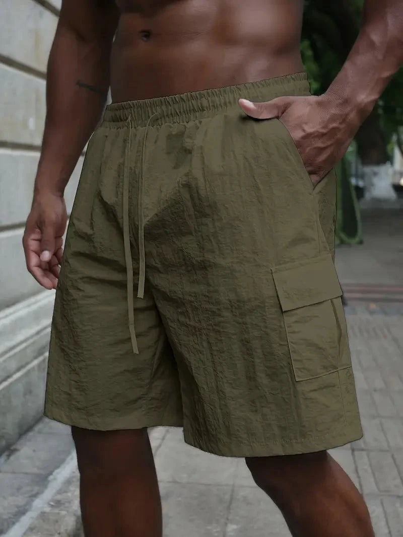 Lenoir™ | Short respirant à taille élastique
