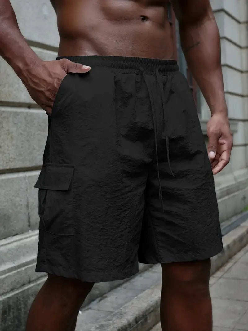 Lenoir™ | Short respirant à taille élastique