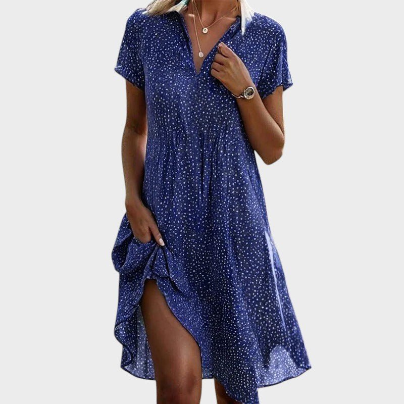 Juliette - robe midi à pois