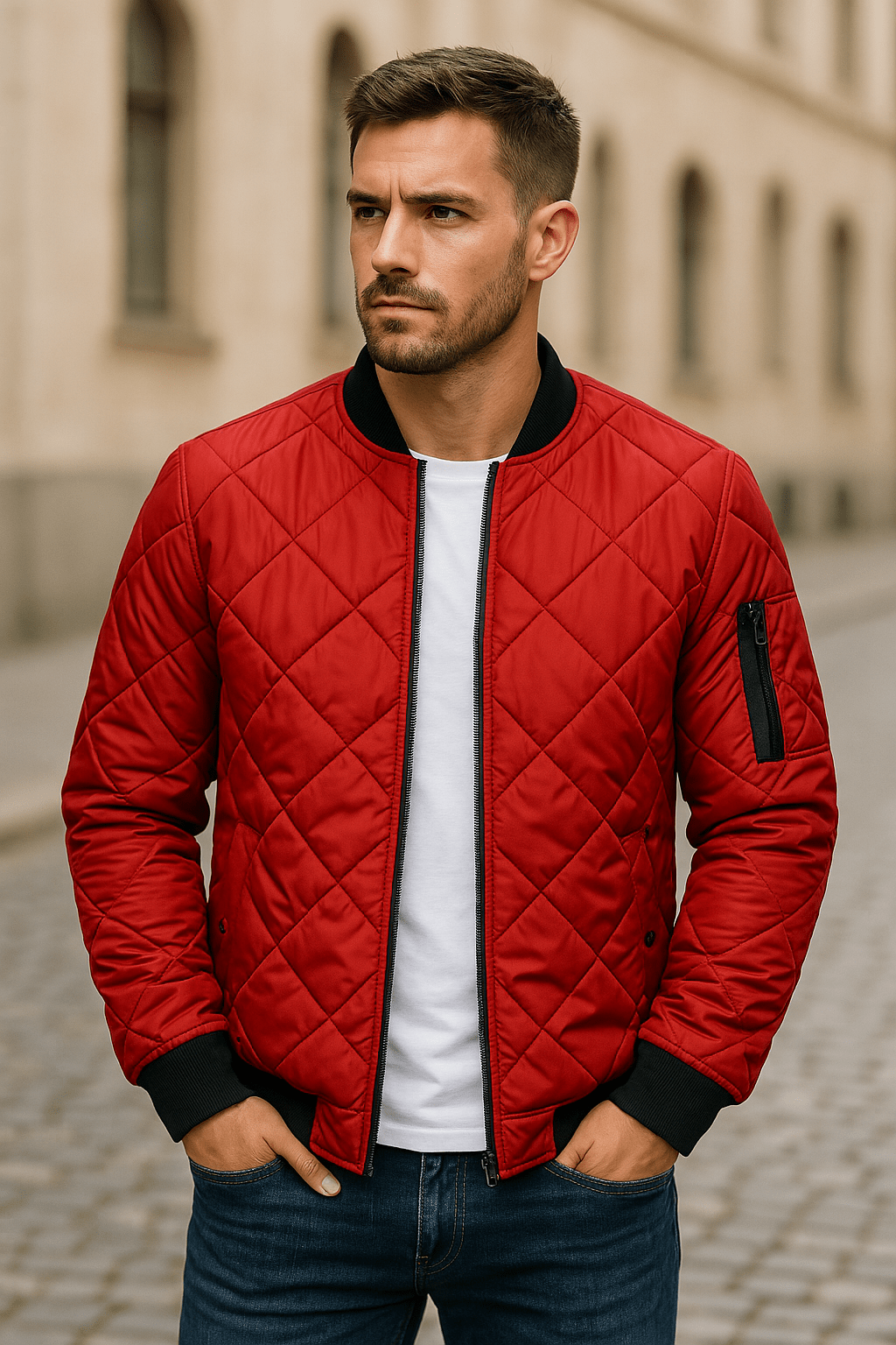 Lenoir™ | Veste en coton à motif losange