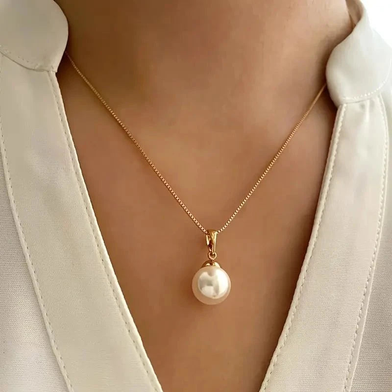 Golden Grace™ – Parure de Bijoux Perle & Or 18K