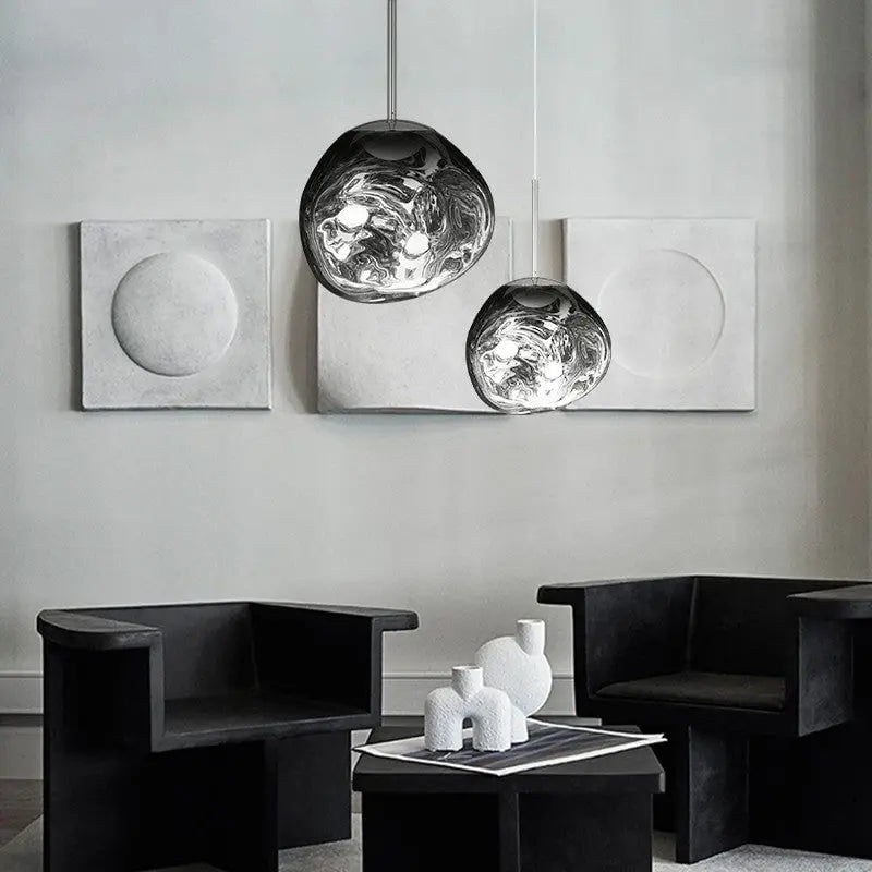 Suspension Melt artisanale – Lumière chaleureuse & design artistique