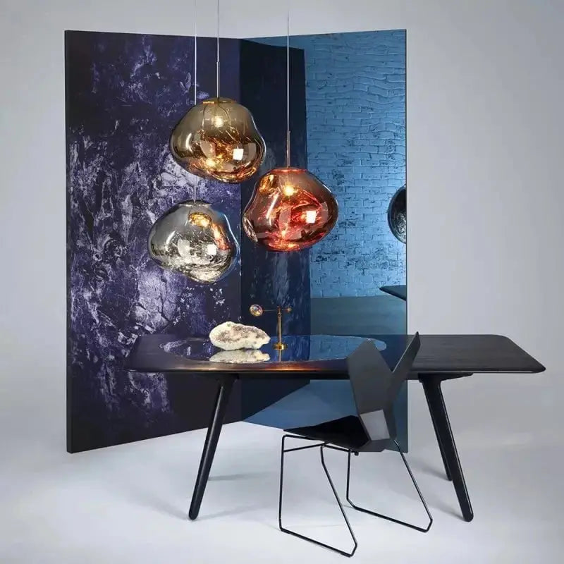 Suspension Melt artisanale – Lumière chaleureuse & design artistique