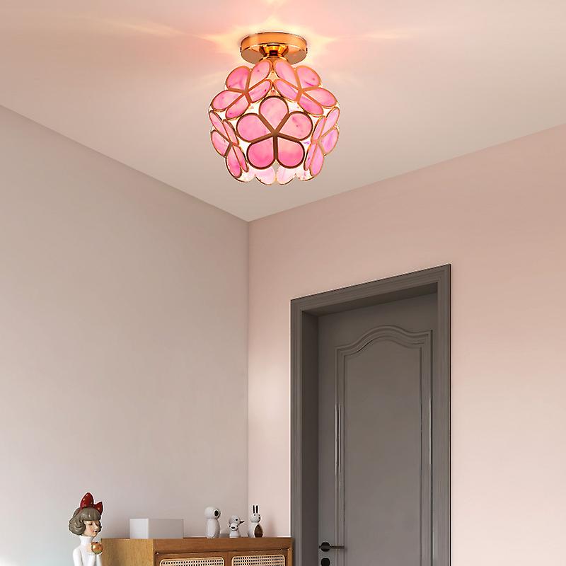 Plafonnier artisanal Flowers Style – Verre soufflé à la main, création unique de mon atelier