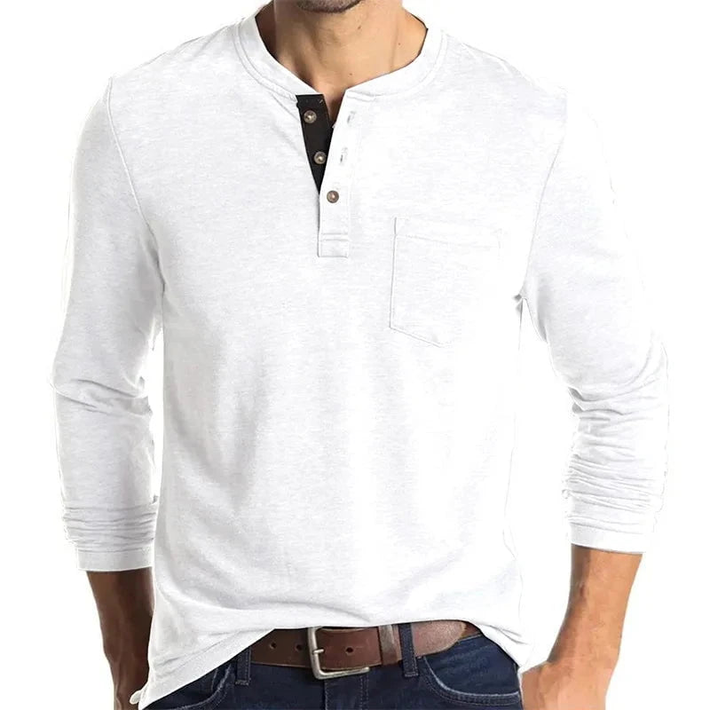 Henrik™ – Henley Manches Longues Premium