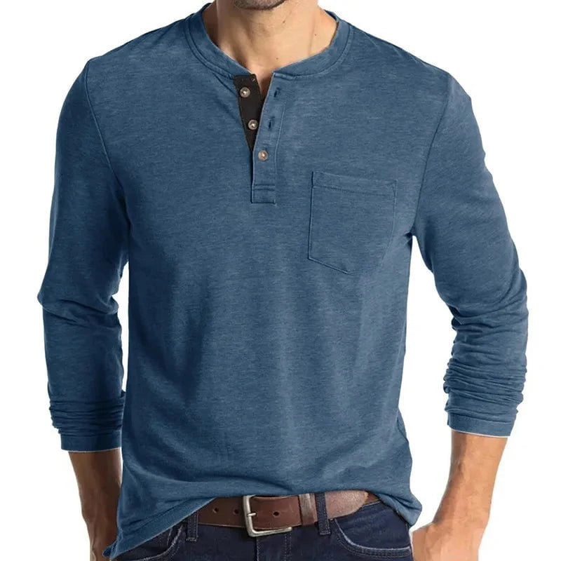 Henrik™ – Henley Manches Longues Premium