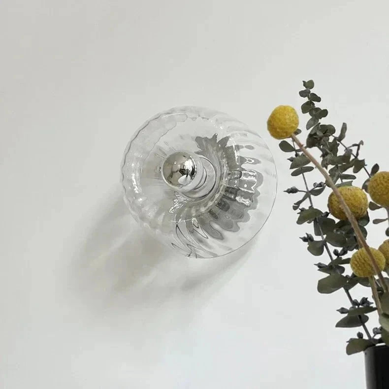 Applique murale Bauhaus Nordique artisanale – Verre soufflé à la main dans mon atelier