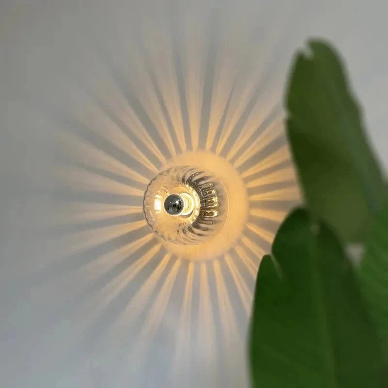 Applique murale Bauhaus Nordique artisanale – Verre soufflé à la main dans mon atelier