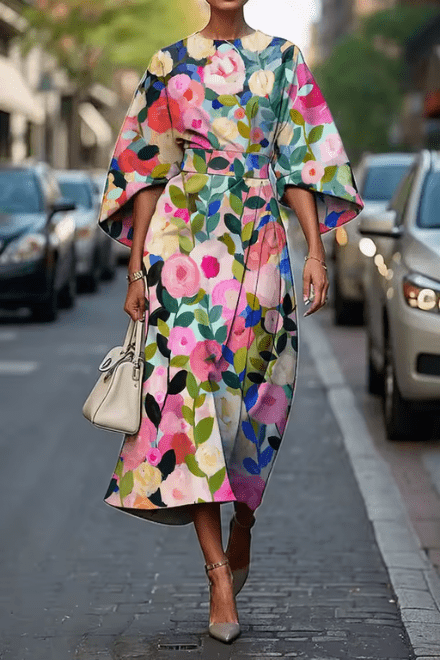Moxlan | Robe Florale Élégante - Verona Botique