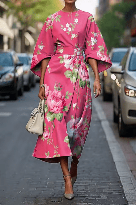 Moxlan | Robe Florale Élégante - Verona Botique