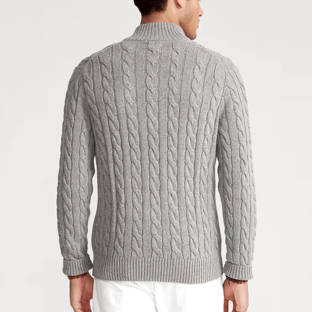 Nicolas | Pull Demi - Zip Style Old Money - Verona Botique