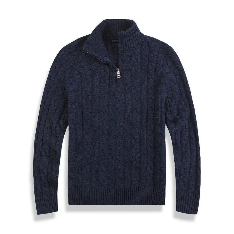 Nicolas | Pull Demi - Zip Style Old Money - Verona Botique