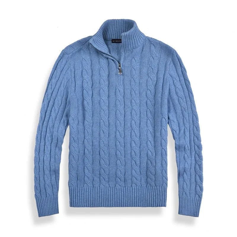 Nicolas | Pull Demi - Zip Style Old Money - Verona Botique