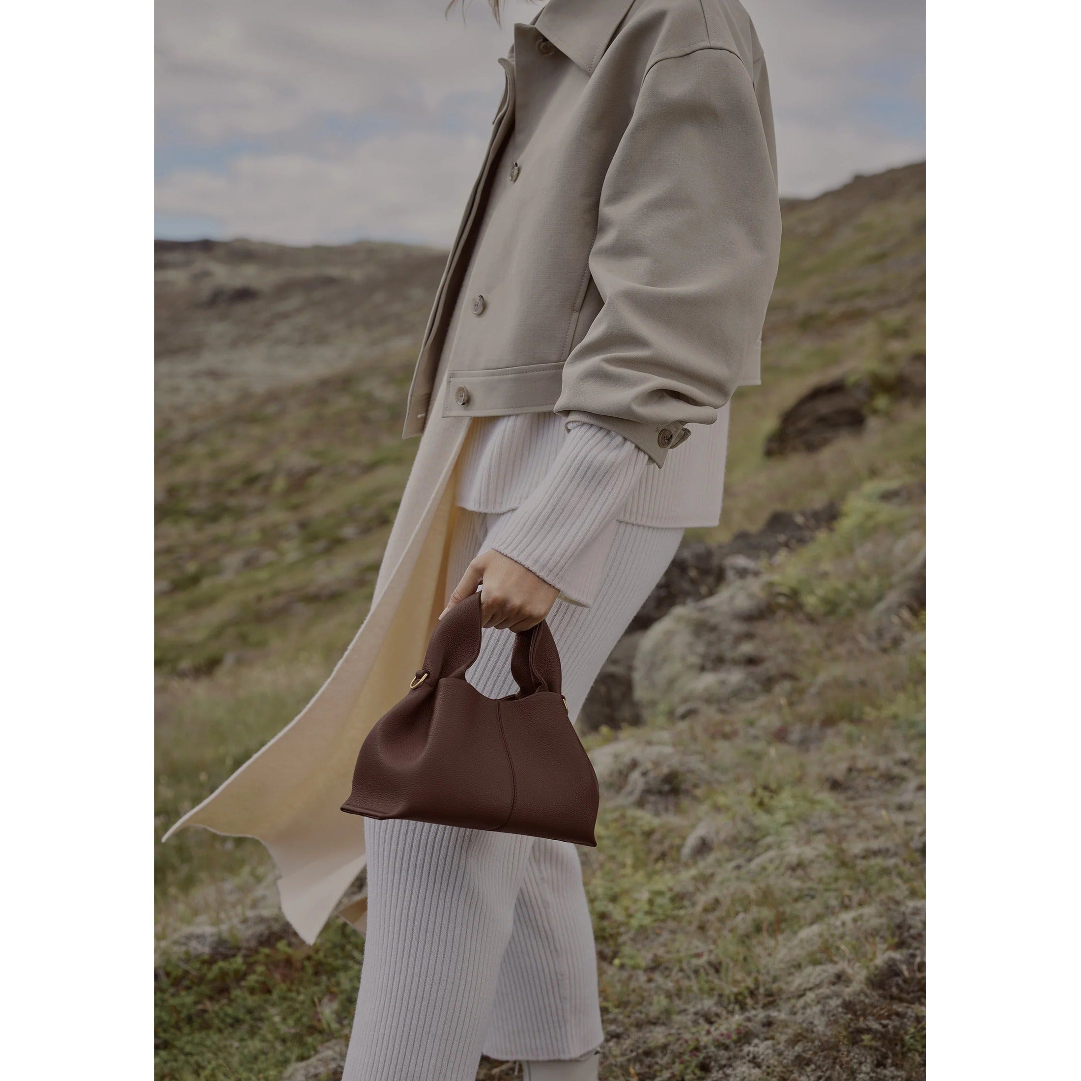 Noora™ – Sac cabas en cuir souple
