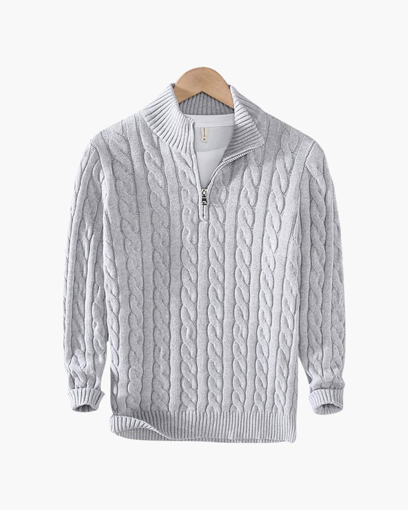 Édouard™ – Pull demi-zip côtelé