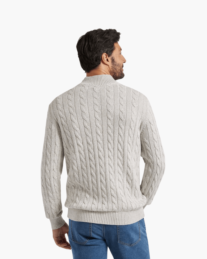Édouard™ – Pull demi-zip côtelé
