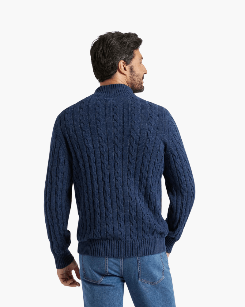 Édouard™ – Pull demi-zip côtelé