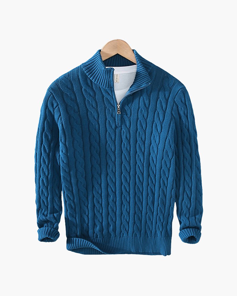 Édouard™ – Pull demi-zip côtelé