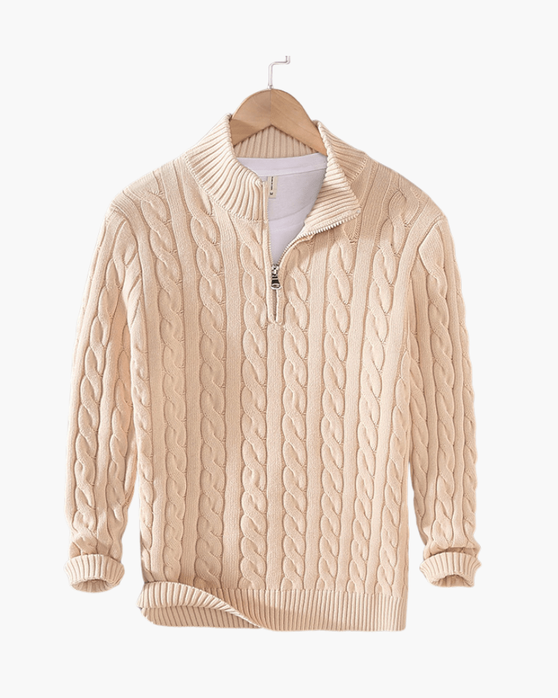 Édouard™ – Pull demi-zip côtelé