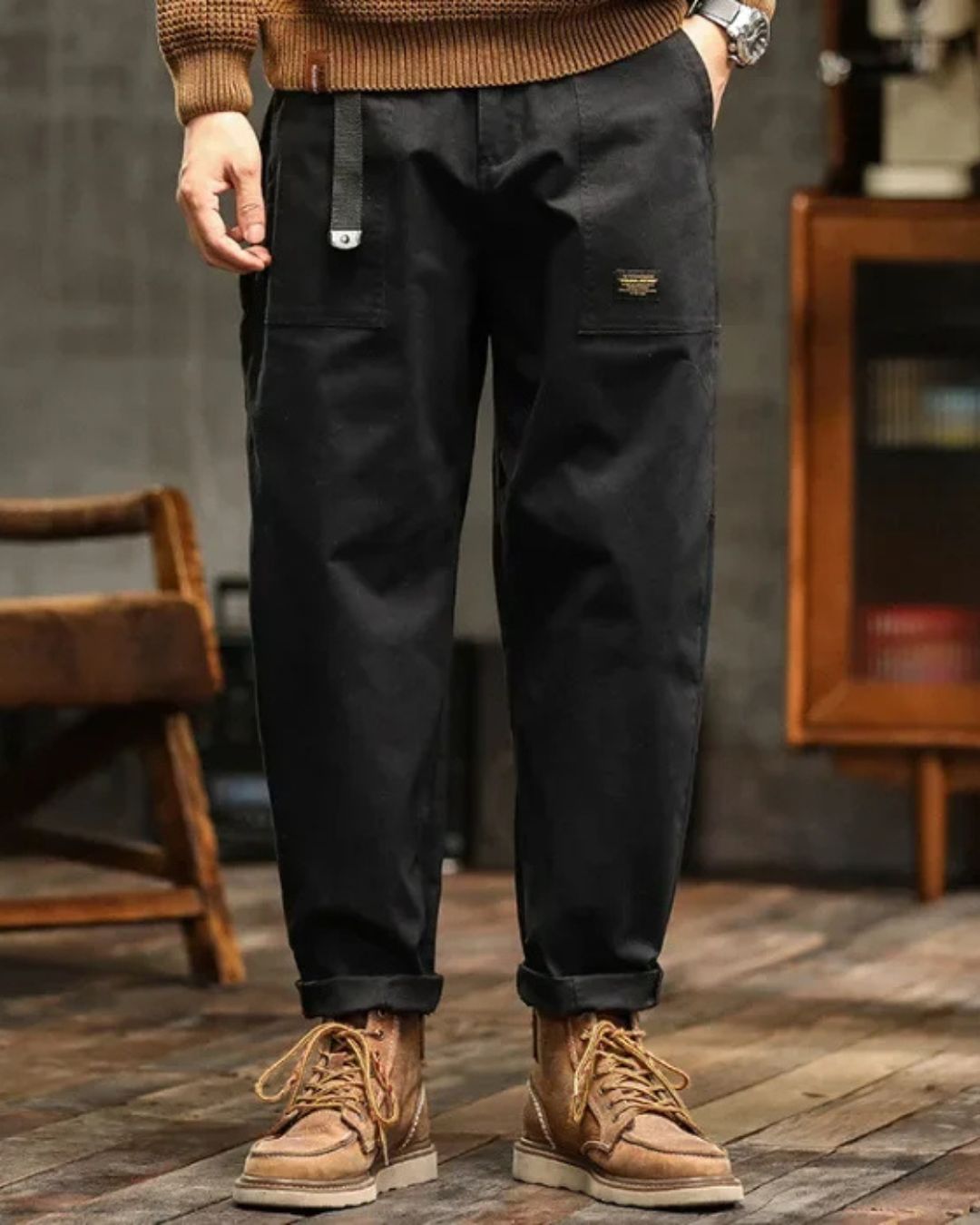 Adrien™ – pantalon cargo vintage
