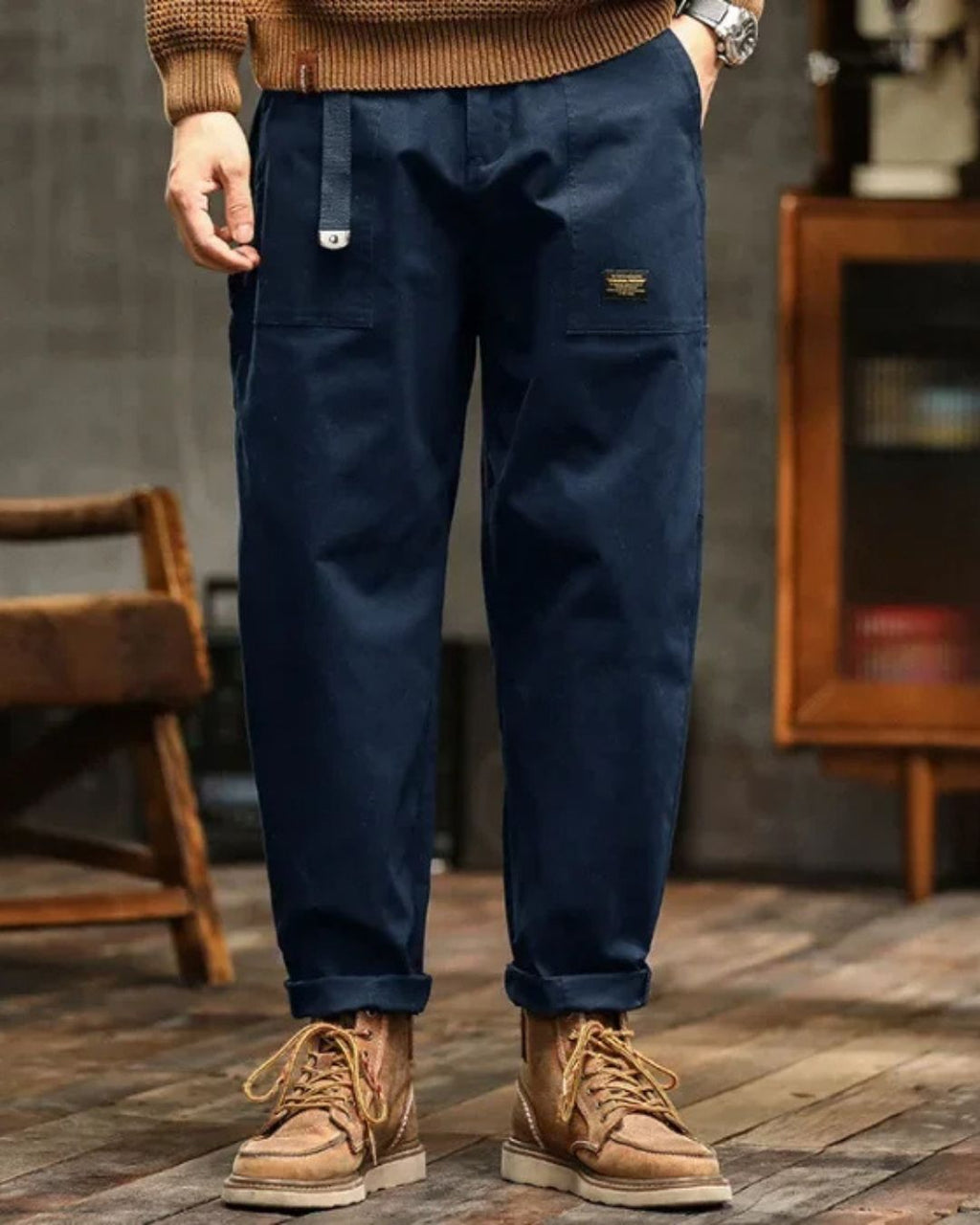 Adrien™ – pantalon cargo vintage
