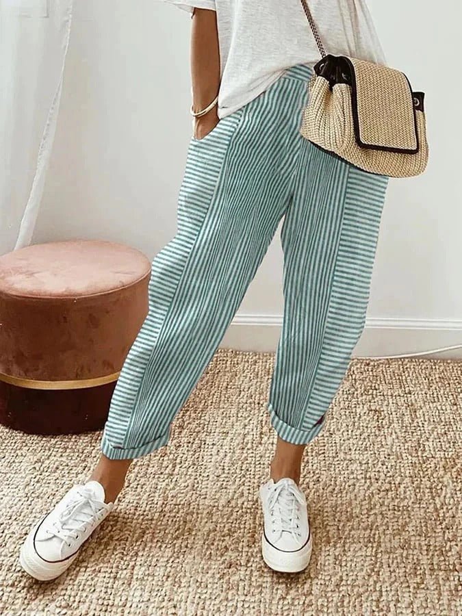Pantalon Rayé Lore - Verona Botique