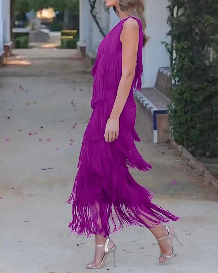 Priscilla - Robe élégante à épaules dénudées - Verona Botique