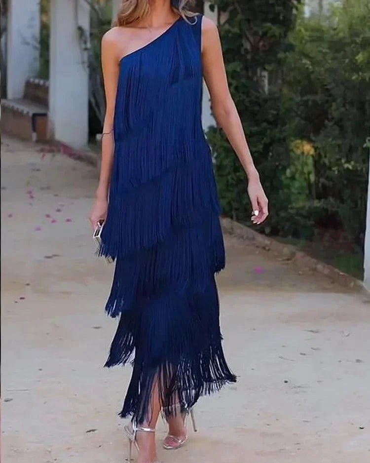Priscilla - Robe élégante à épaules dénudées - Verona Botique