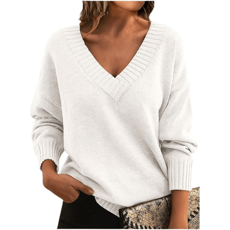 Pull en Cachemire à Col V Chic | Parfait pour un Usage Quotidien - Verona Botique