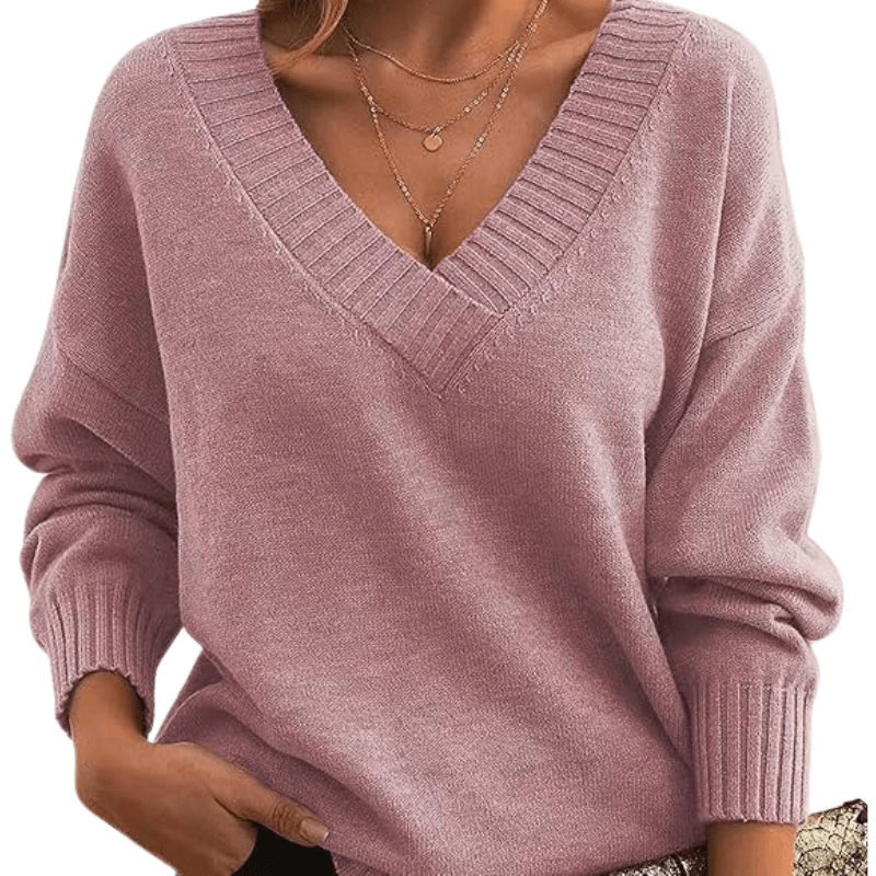 Pull en Cachemire à Col V Chic | Parfait pour un Usage Quotidien - Verona Botique