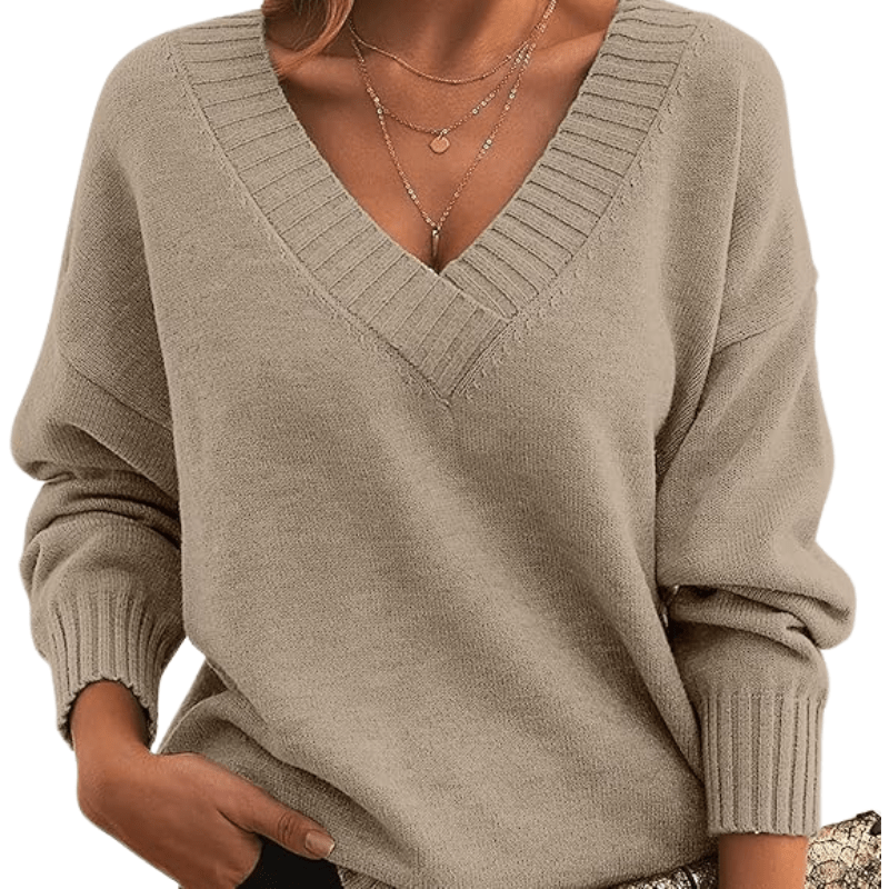 Pull en Cachemire à Col V Chic | Parfait pour un Usage Quotidien - Verona Botique