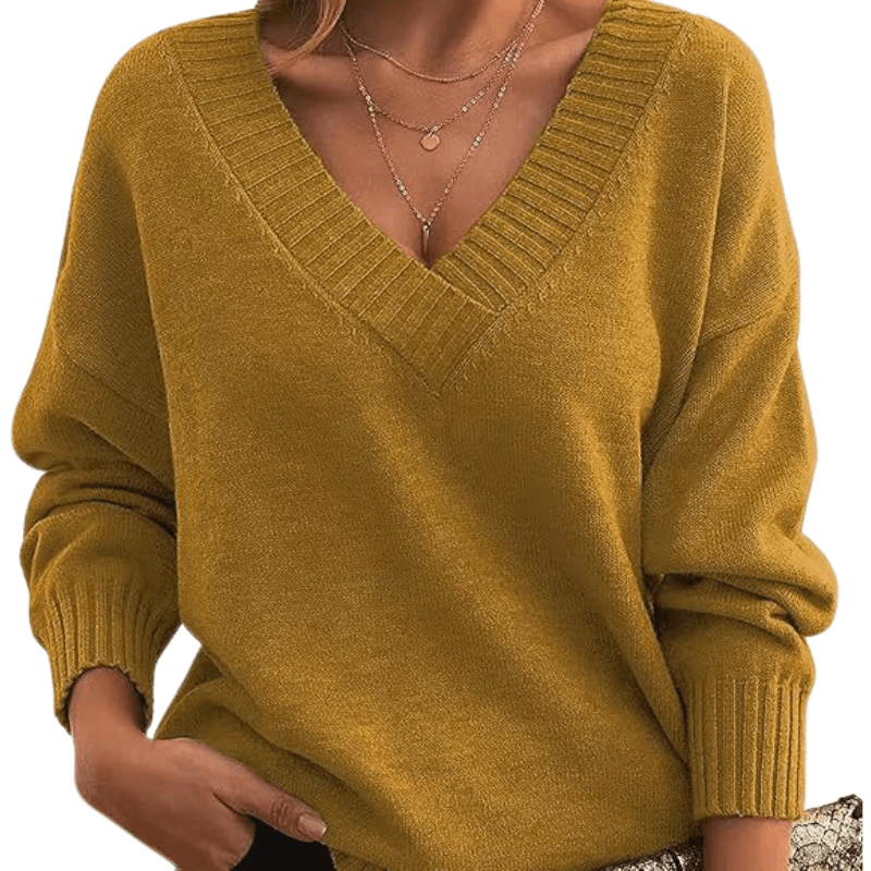 Pull en Cachemire à Col V Chic | Parfait pour un Usage Quotidien - Verona Botique