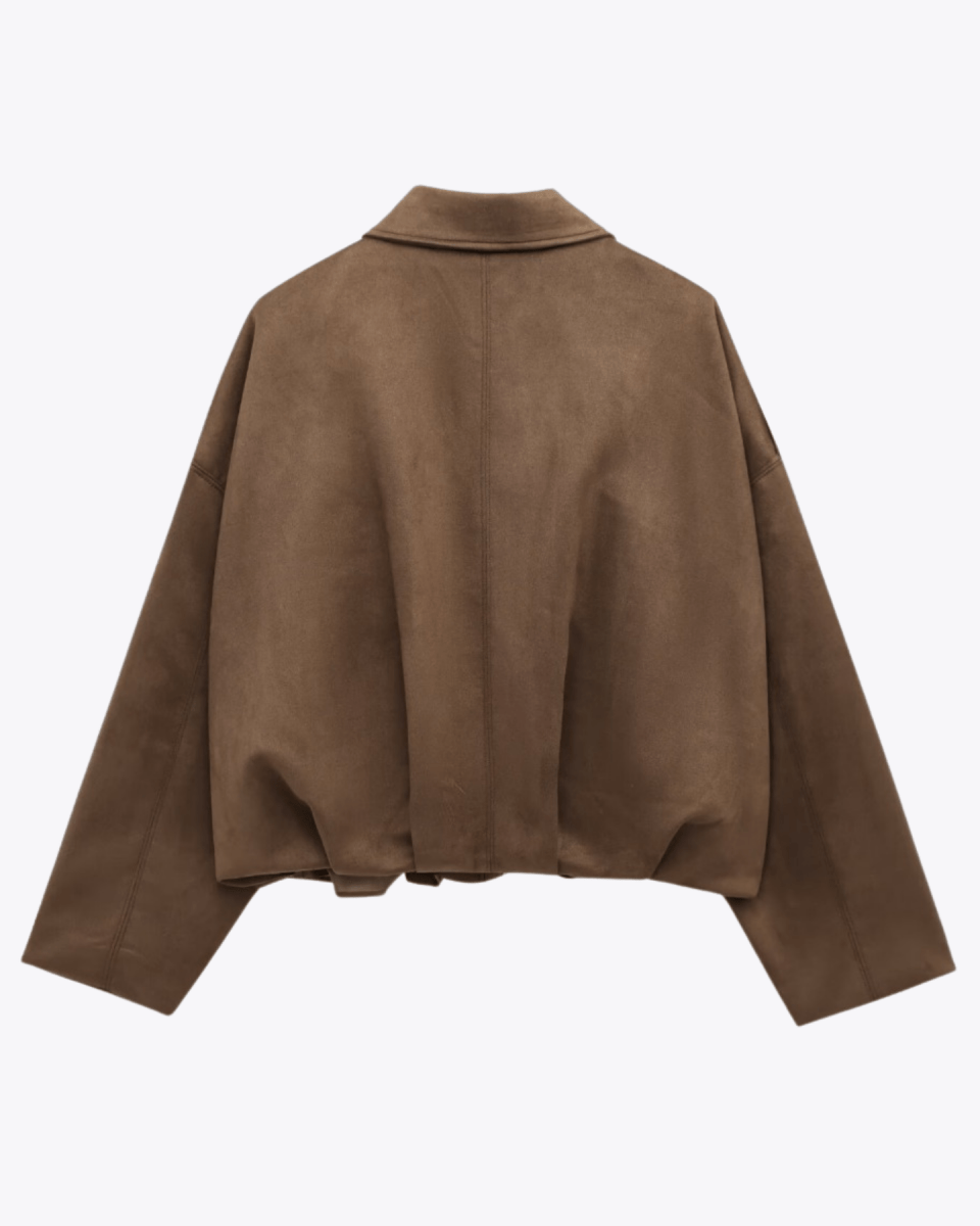 Quintine - Blouson bomber en suède - Verona Botique
