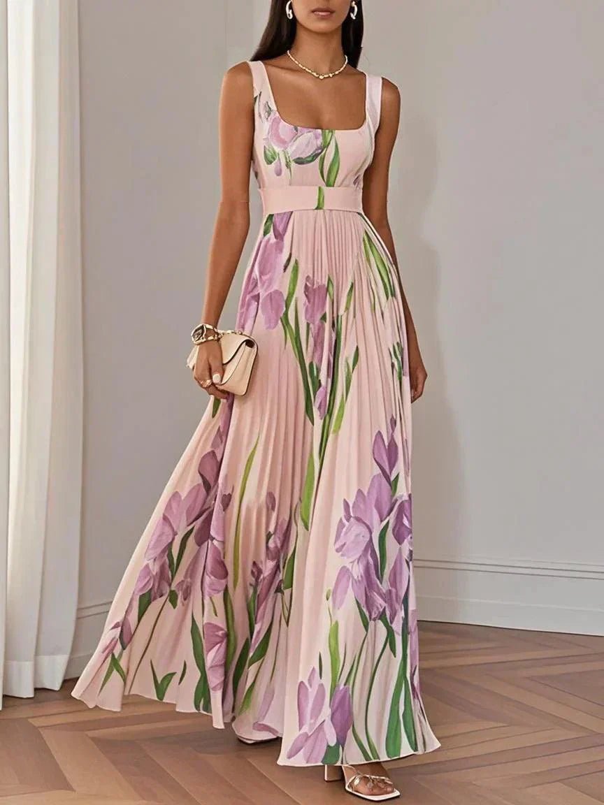 Revina | Robe Longue Fleurie Élégante - Verona Botique