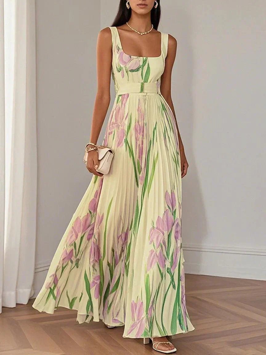 Revina | Robe Longue Fleurie Élégante - Verona Botique