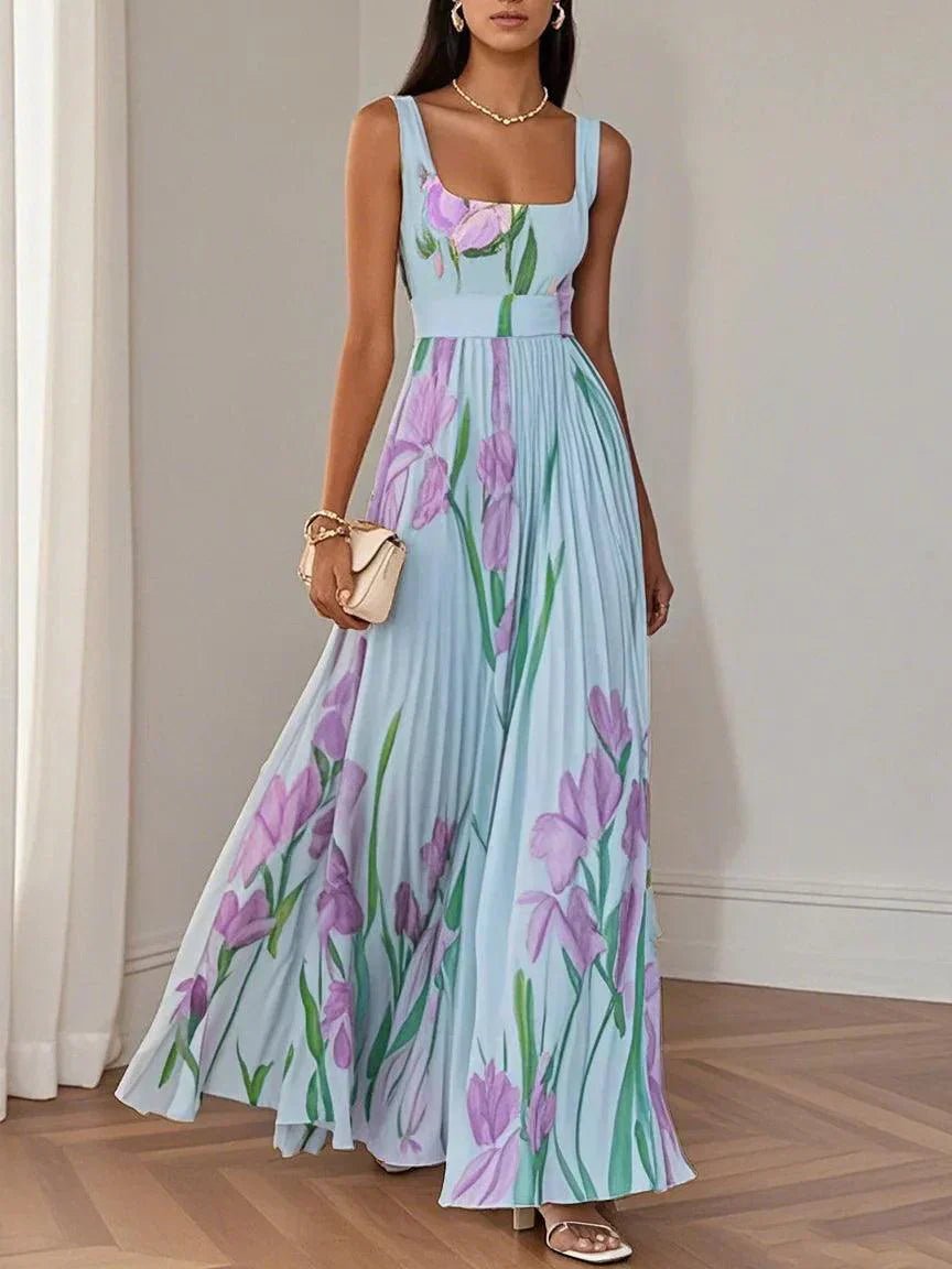 Revina | Robe Longue Fleurie Élégante - Verona Botique