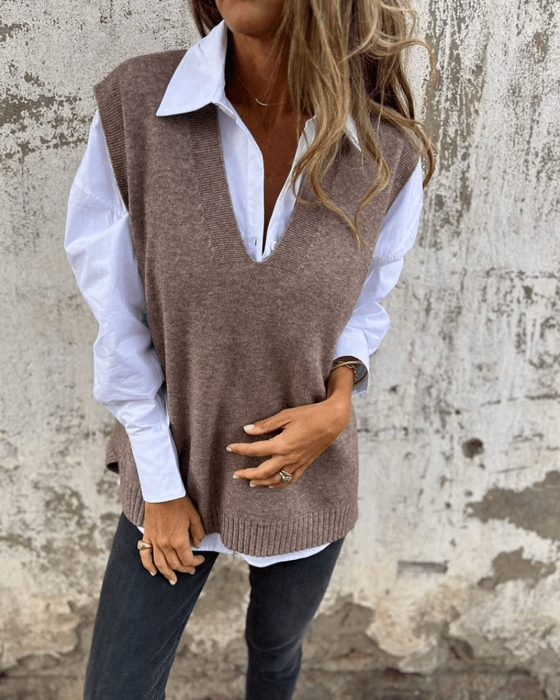 Rianna | Gilet En Tricot - Verona Botique