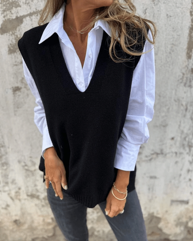 Rianna | Gilet En Tricot - Verona Botique