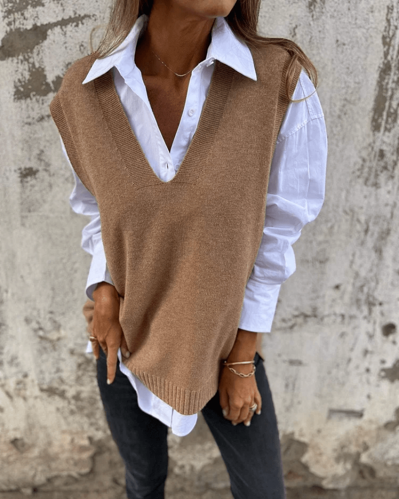 Rianna | Gilet En Tricot - Verona Botique