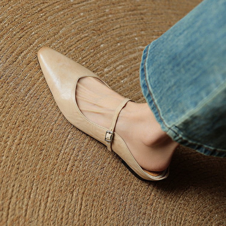 Orella™ – Mules en cuir véritable