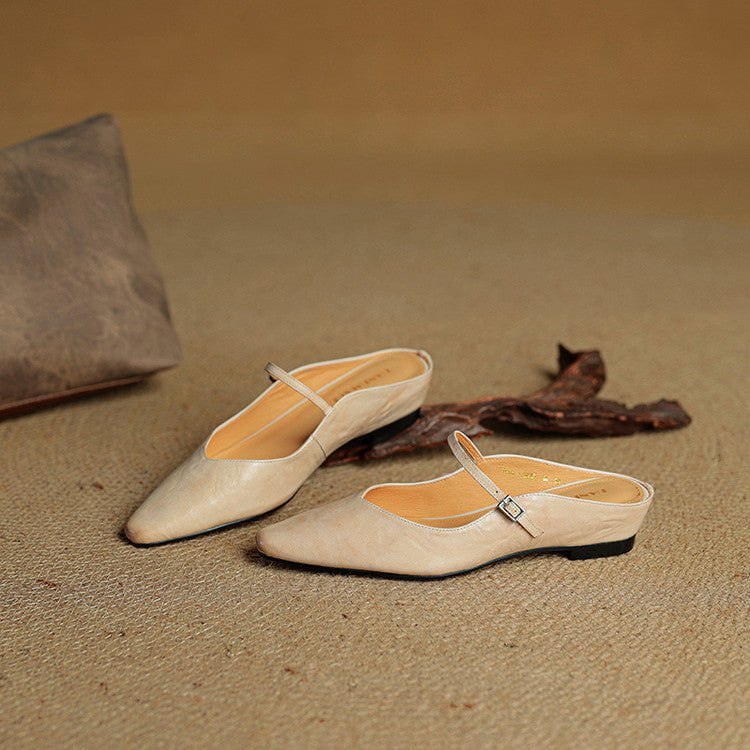 Orella™ – Mules en cuir véritable
