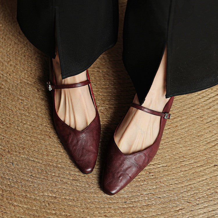 Orella™ – Mules en cuir véritable