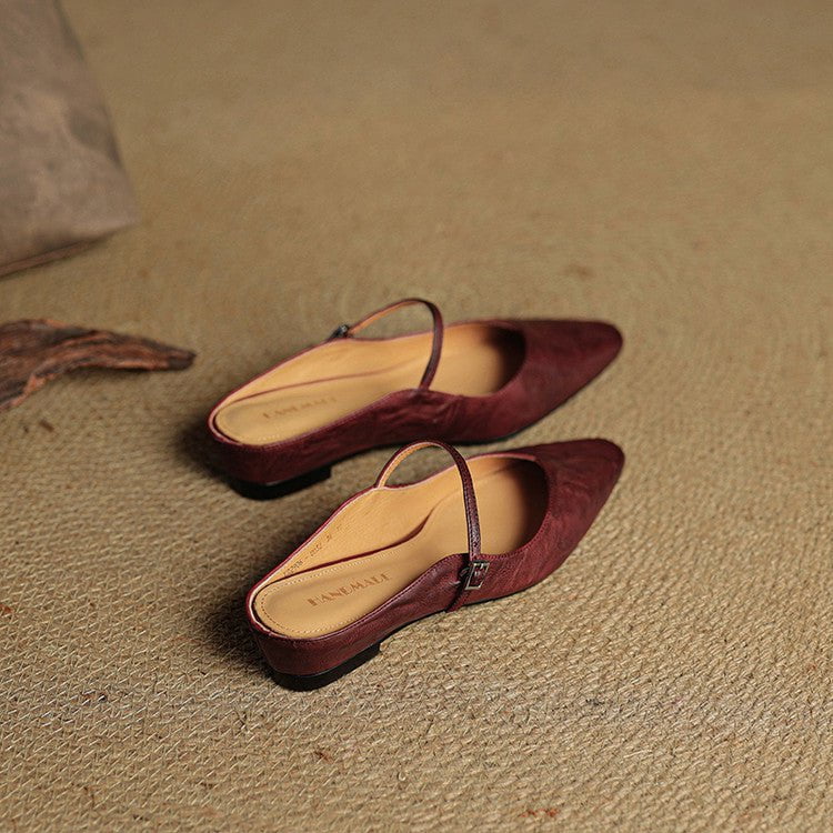 Orella™ – Mules en cuir véritable