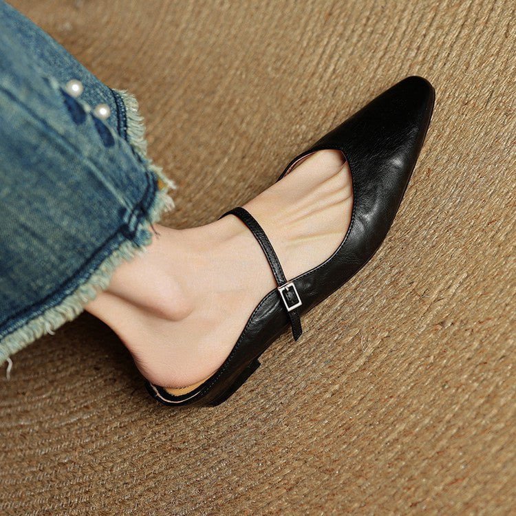 Orella™ – Mules en cuir véritable