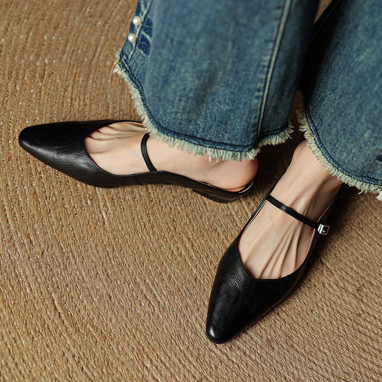 Orella™ – Mules en cuir véritable