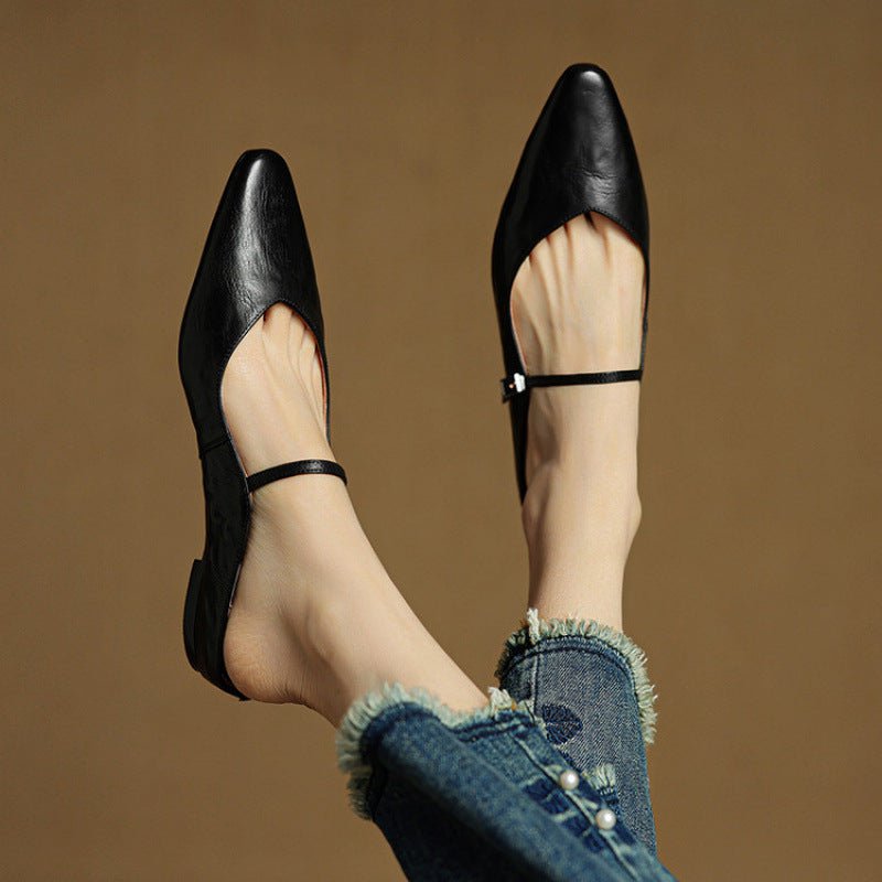 Orella™ – Mules en cuir véritable