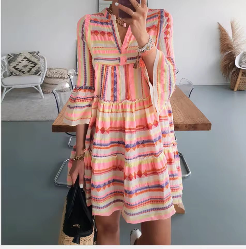 Robe Bohème Livia – Liberté, Couleur et Style Estival - Verona Botique