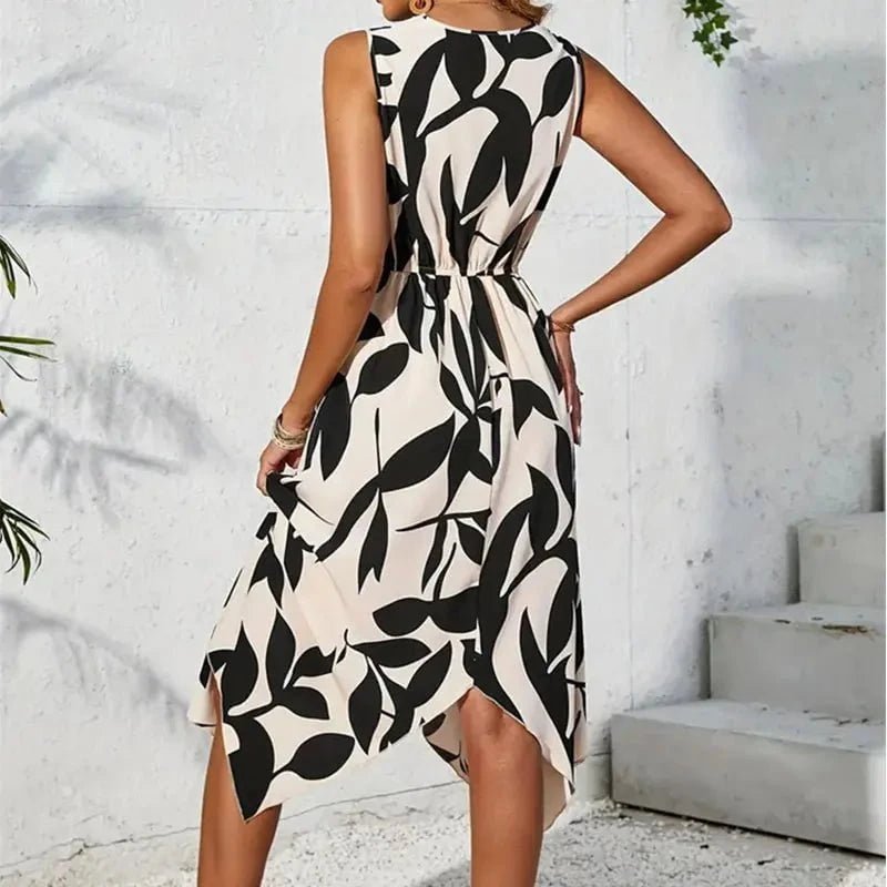 Robe Évasée Lina – Liberté, Légèreté et Élégance Florale - Verona Botique